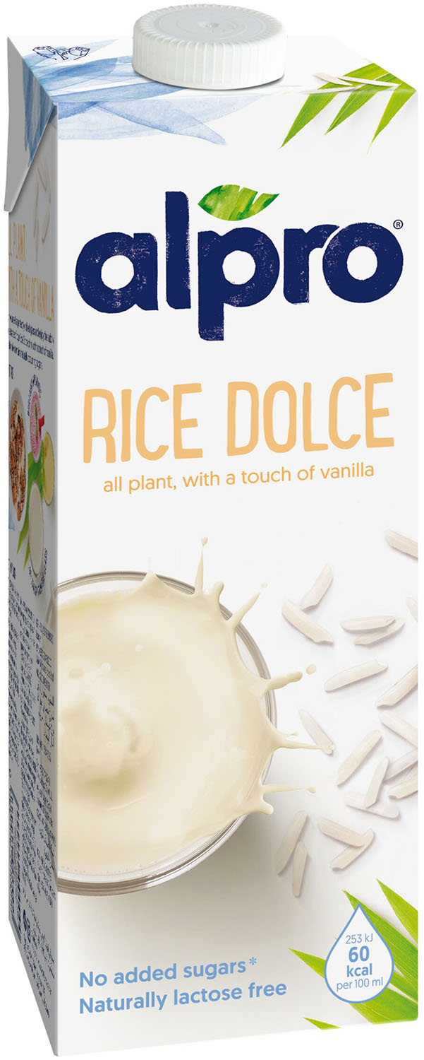 Напиток рисовый Alpro со вкусом ванили обогащенный кальцием и витаминами
