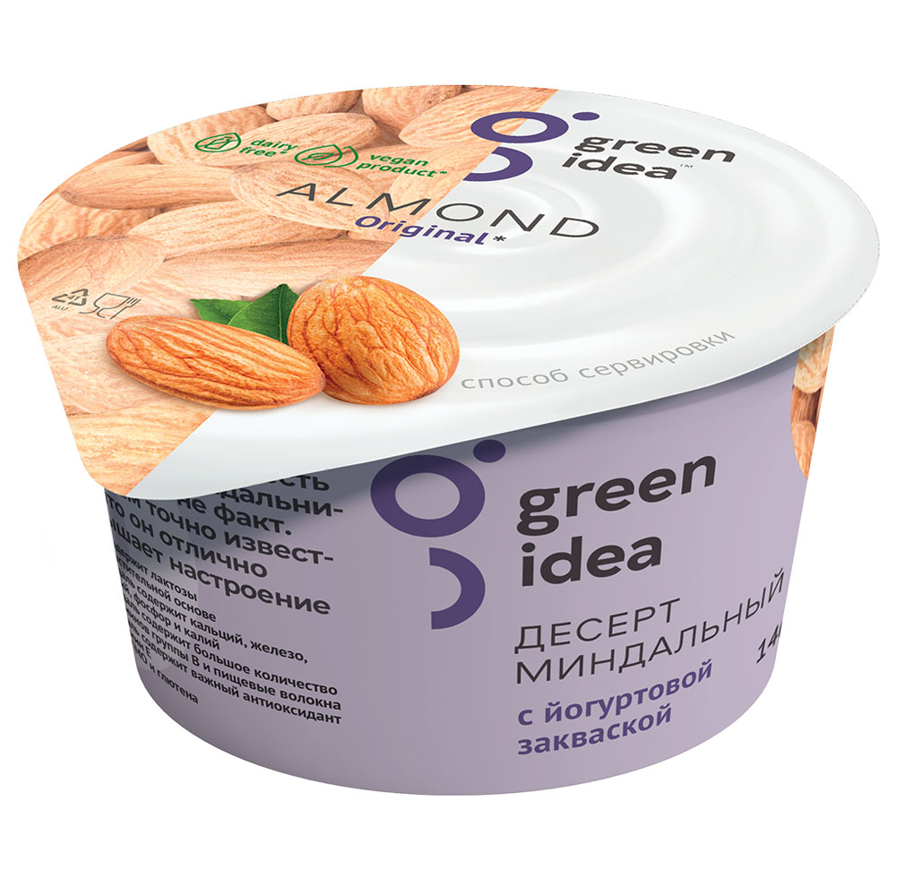 Dessert almond Green Idea, 140 g