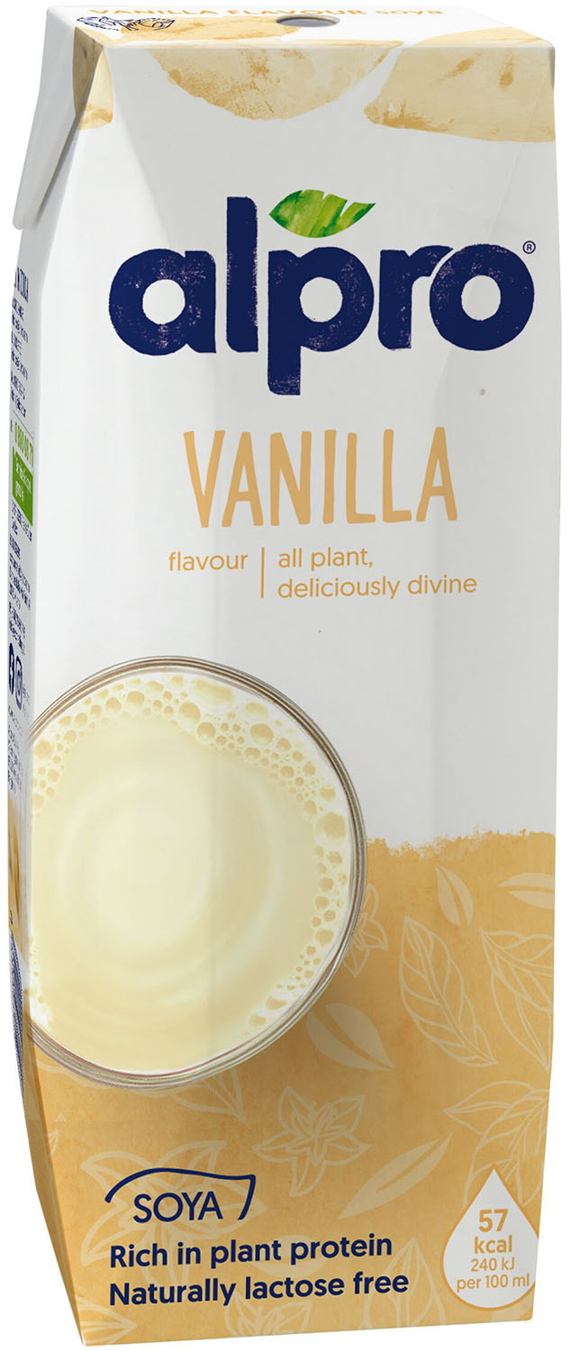 Напиток соевый Alpro со вкусом ванили обогащенный кальцием и витаминами