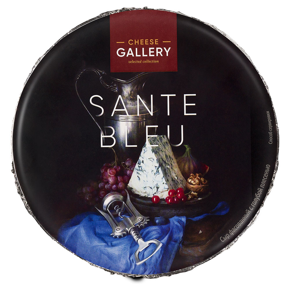 Сыр с голубой плесенью 50% Sante Bleu Cheese Gallery, круг