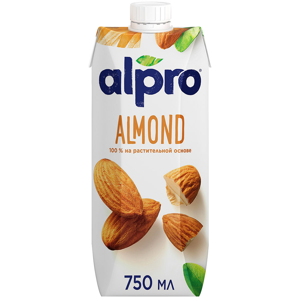 Напиток миндальный Alpro обогащенный кальцием и витаминами, 750мл, 750 мл