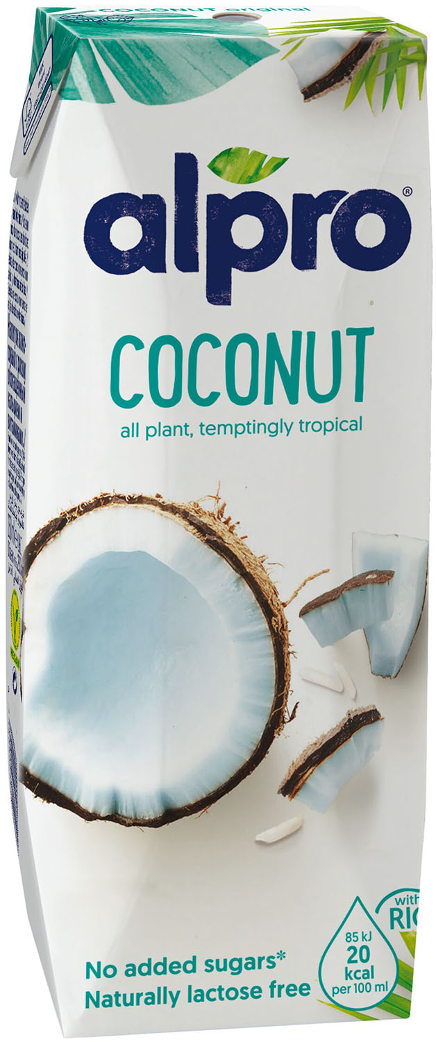 Напиток кокосовый с рисом Alpro обогащенный кальцием и витаминами, 0,25 л