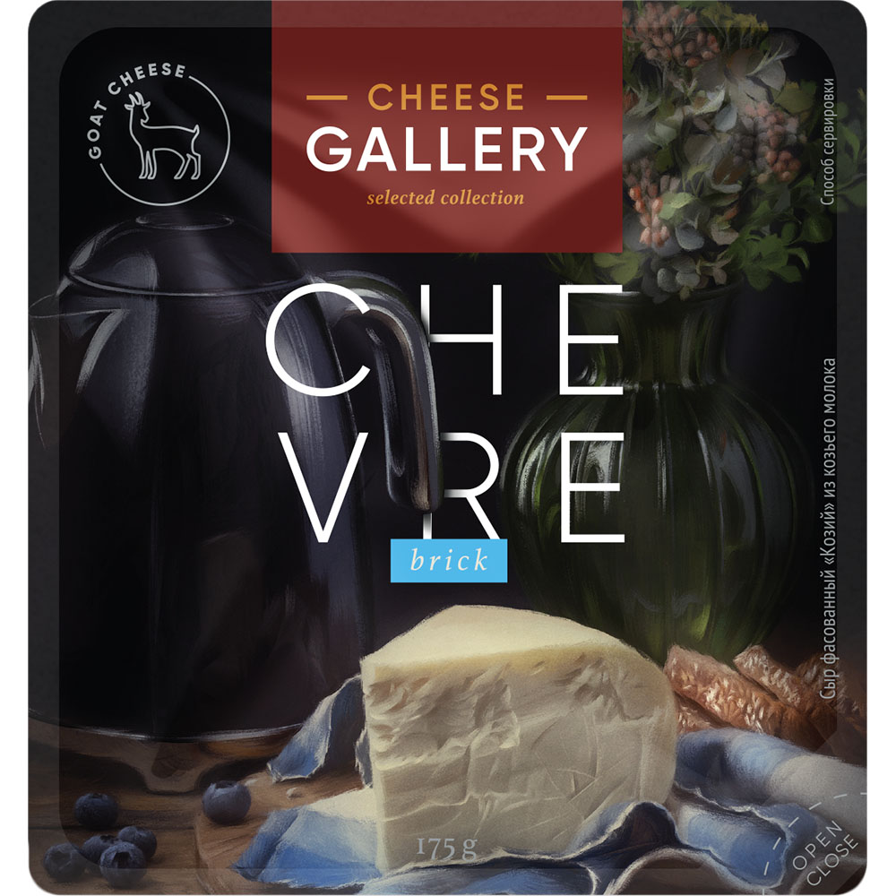 Сыр Cheese Gallery Козий кусок, 175 г