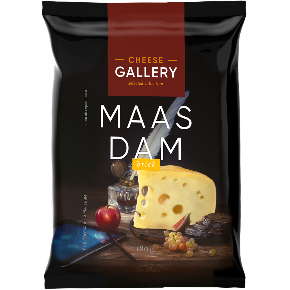Сыр Cheese Gallery Маасдам кусок, 180 г